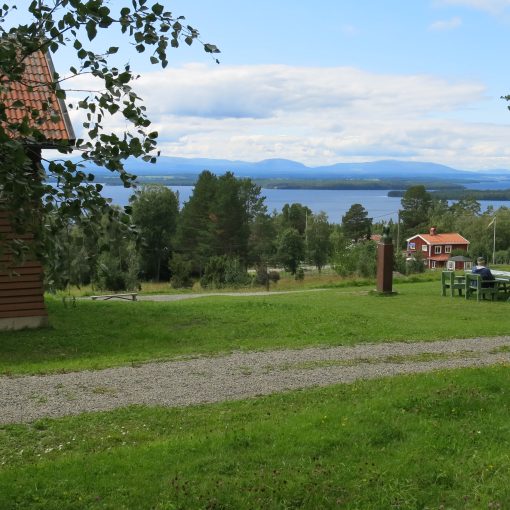 Vy över Siljan från Sommarhagen.